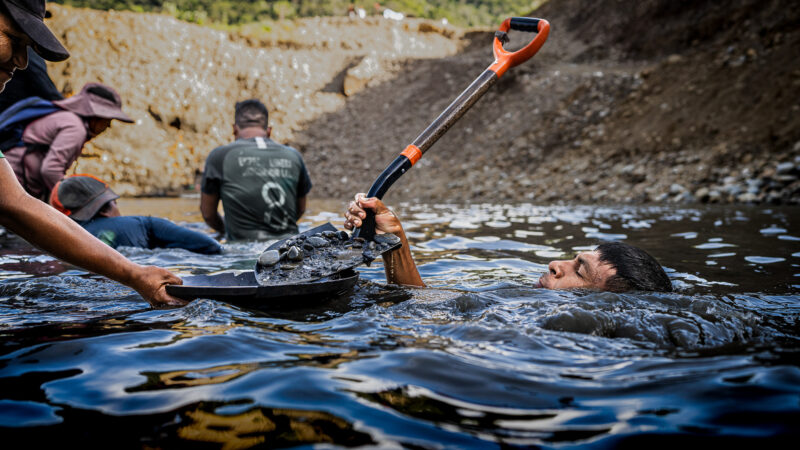This is a reportage, about gold mining in the Amazon, was co-directed and shooted by Nicolas for ARTE channel (France) and broadcasted in 2024.
