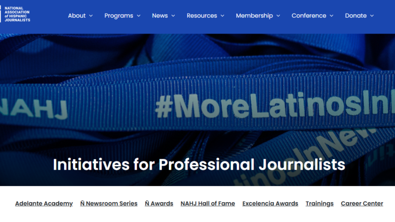 NAHJ Initiatives for Professional Journalists Image