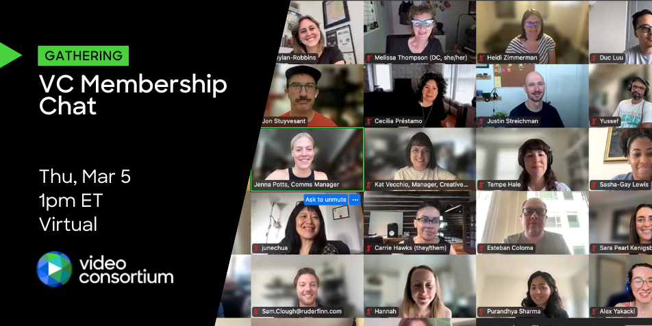 Post Image #1 from VC user Video Consortium