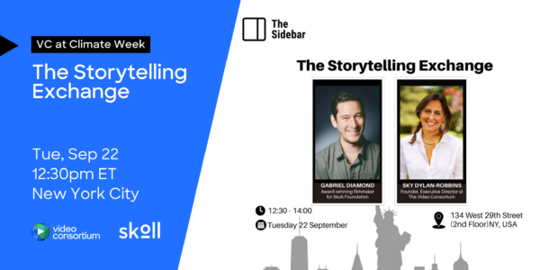 VC at Climate Week: The Storytelling Exchange Poster