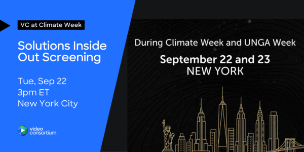 VC at Climate Week: Solutions Inside Out Screening Poster