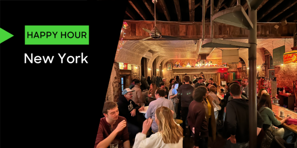 VCNY Holiday Happy Hour at Duckduck Bar Poster