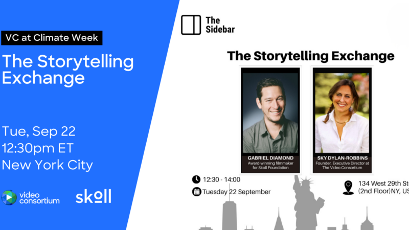 VC at Climate Week: The Storytelling Exchange Image