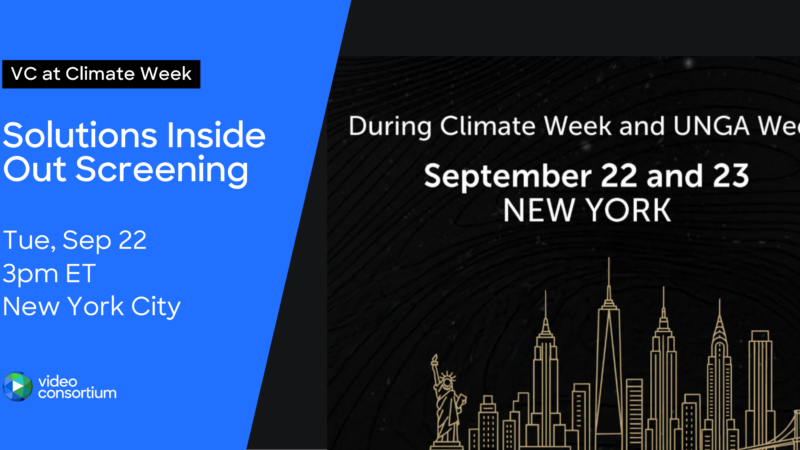 VC at Climate Week: Solutions Inside Out Screening Image
