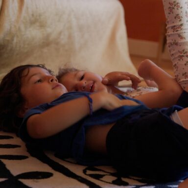 Laura's children Hugo and Sol Photo